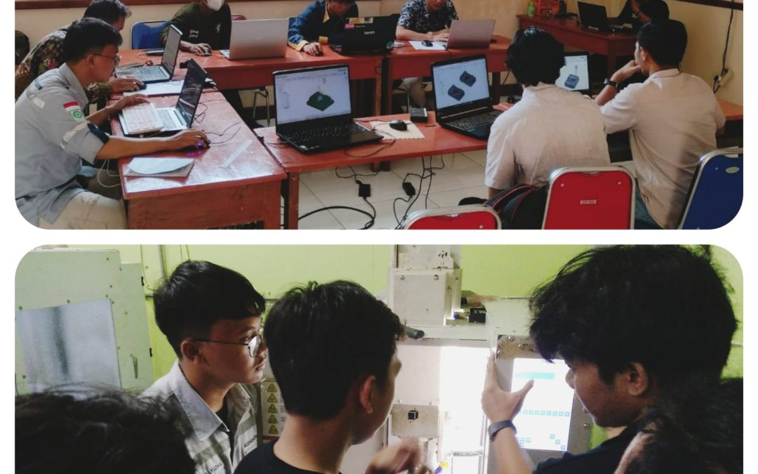 Siap Mendukung Laboratorium Sekolah Vokasi, Prodi TRKP Kirim Perwakilan Mengikuti Pelatihan Mesin CNC Milling 3 Axis Supermill MK-2.0