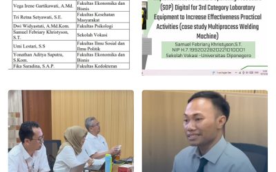 TRKP Represents the Vocational School in the 2025 Outstanding Education Staff Selection at Diponegoro University