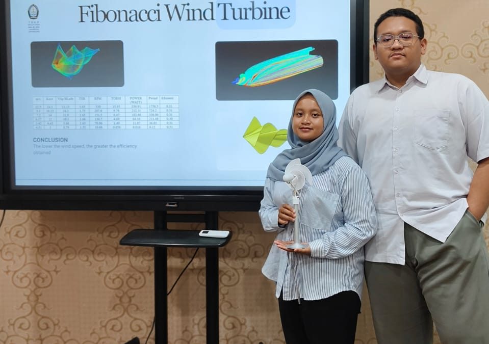 Desain dan Aplikasi Fibonacci Wind Turbin sebagai Energi Terbarukan untuk Diterapkan di Terminal Peti Kemas Semarang